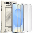 2x tvrzené sklo pro Samsung Galaxy S24+/S25+ Plus, ERBORD 9H Hard Glass na displeji