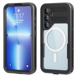 Vodotěsné pouzdro pro Samsung Galaxy S24, Redpepper, pro MagSafe, černé