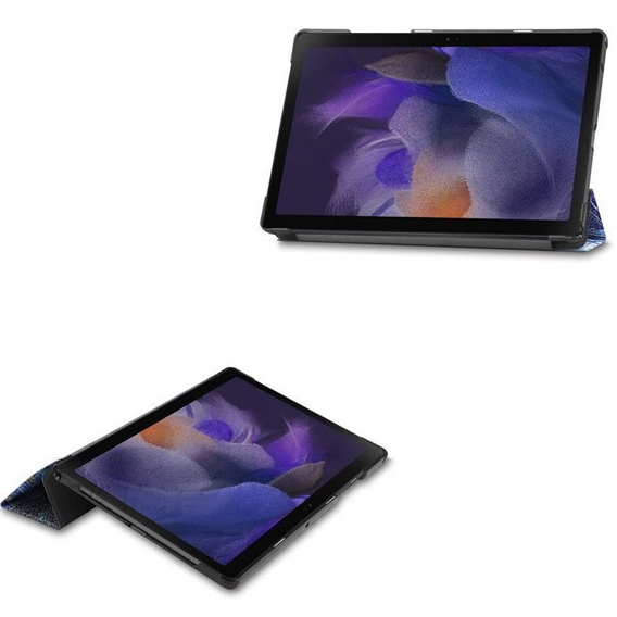 Pouzdro pro Samsung Galaxy Tab A8 10.5 SM-X200 SM-X205, Smartcase, modré