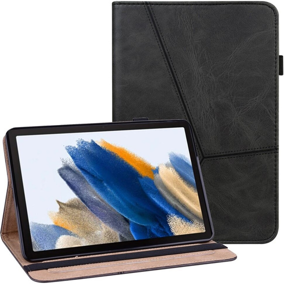 Pouzdro pro Samsung Galaxy Tab A9+, Classic, s prostorem pro stylus, černé