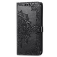 Klopové pouzdro pro Oppo A98 5G, Mandala, černé