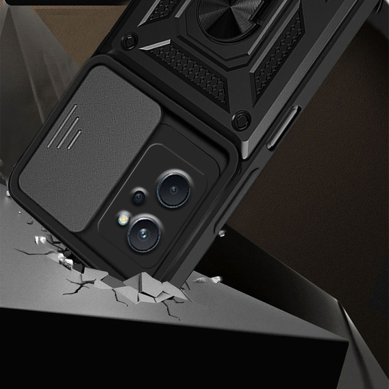 Pouzdro pro Realme 9i / Oppo A96, CamShield Slide, černé