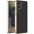 Pouzdro pro Samsung Galaxy S25 Ultra, GKK Leather, carbon černé