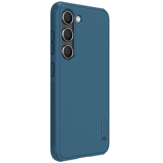 Pouzdro NILLKIN pro Samsung Galaxy S23 Plus, Super Frosted Shield Case, modré