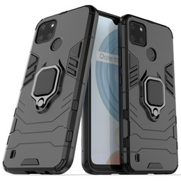 Pouzdro pro Realme C21Y, Kickstand Ring, černé