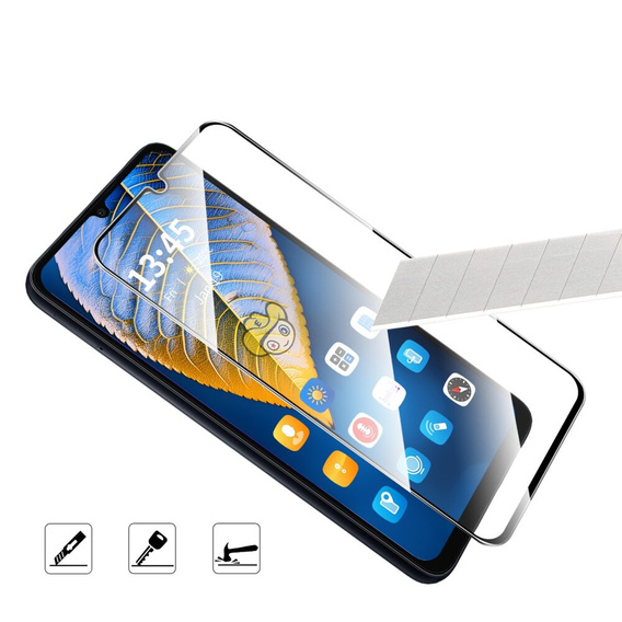 ENKAY Tvrzené sklo pro Xiaomi Redmi 14C / Xiaomi Poco C75, černé