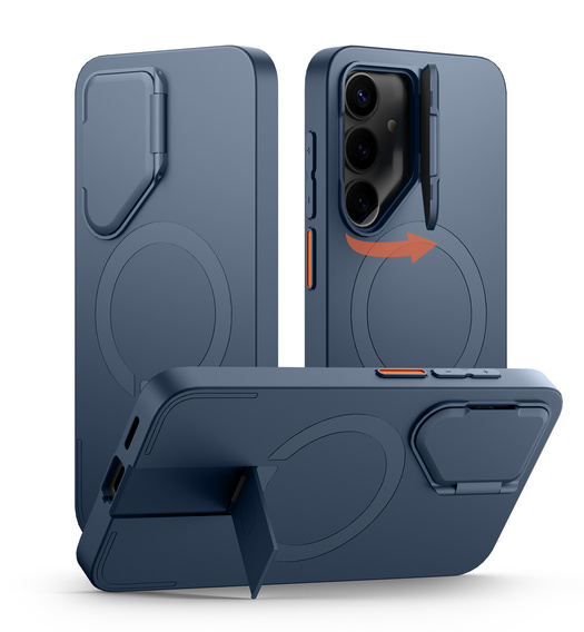 Pouzdro pro Samsung Galaxy S25, Suritch Shockproof, pro MagSafe, modré