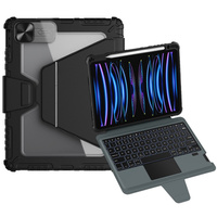 Pouzdro + klávesnice iPad 10.9 / Air 2020/2022/2024 / Pro 11 2020/2021/2022 , NILLKIN Bumper Link Keyboard Case, černé