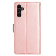 Klopové pouzdro pro Samsung Galaxy A55 5G, Wallet, Butterfly, fialové