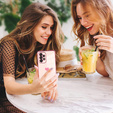 Pouzdro pro Samsung Galaxy A52/A52S, Electro heart, růžové rose gold