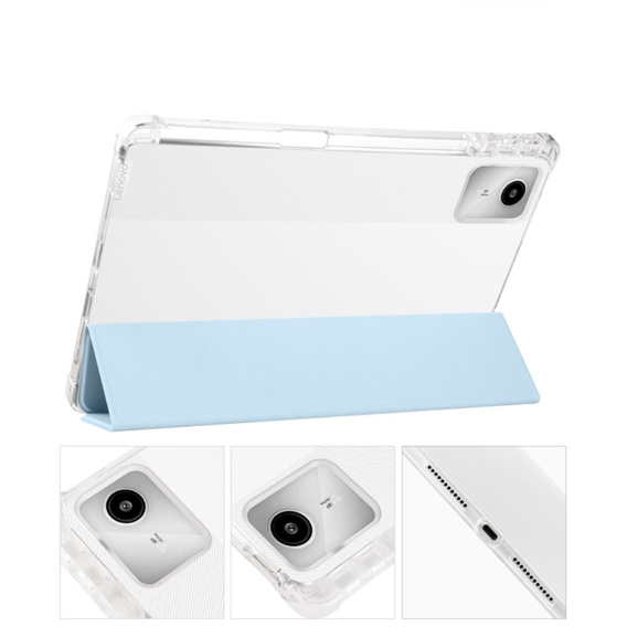 Pouzdro pro Lenovo Tab M11, Smartcase Hybrid, se slotem na stylus, modré