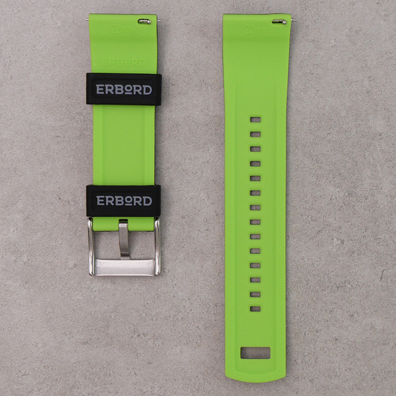 ERBORD Univerzální 22mm silikonový řemínek