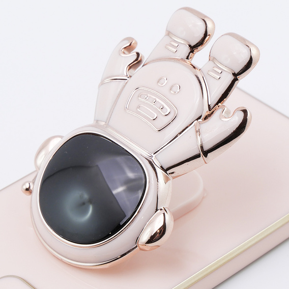 Pouzdro pro Motorola Moto G84 5G, Astronaut, růžové rose gold