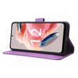 Klopové pouzdro pro Xiaomi Redmi Note 12 4G, Wallet Smart Magnet, fialové