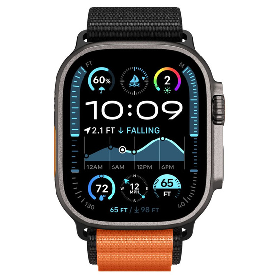 Řemínek Spigen WBF1 Band pro Apple Watch 8/9/10/11/SE/Ultra 1/2 (44/45/46/49 mm)