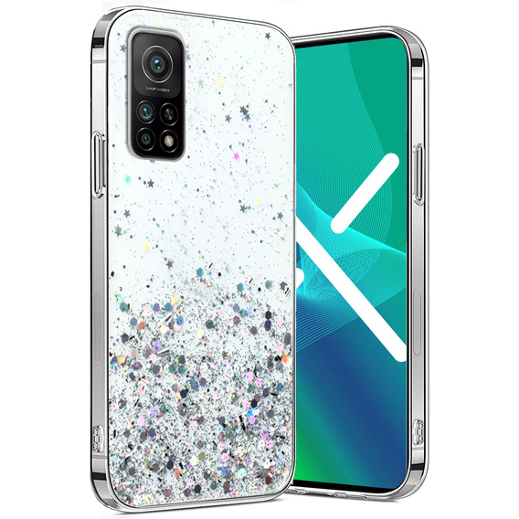 Pouzdro pro Xiaomi Mi 10T 5G / Mi 10T Pro 5G, Glittery, průhledné