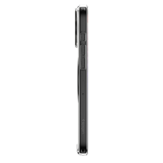 Pouzdro MagSafe Spigen pro iPhone 16 Pro Max, Ultra Hybrid, transparentní / bílé + 9H tvrzené sklo