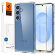 Pouzdro Spigen pro Samsung Galaxy S25, Ultra Hybrid, průhledné + 9H tvrzené sklo