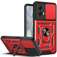 Pouzdro pro Motorola Moto E14, CamShield Slide, červené