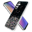 Pouzdro pro Samsung Galaxy A54 5G, Glittery, černé