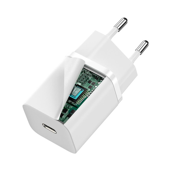 Baseus Super Si PD 30 W síťová nabíječka, 1× USB-C pro smartphony