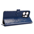 Klopové pouzdro pro Oppo Reno 14, Wallet Rhombus, modré