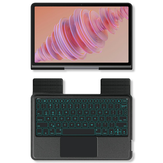 Pouzdro + klávesnice Lenovo Tab Plus, černé