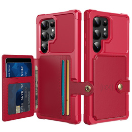 Pouzdro pro Samsung Galaxy S25 Ultra, Card Holder Kickstand, černé