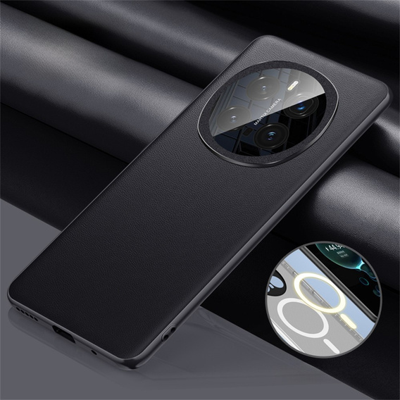 Pouzdro pro Honor Magic 7 Pro 5G, Leather Hybrid MagSafe, černé
