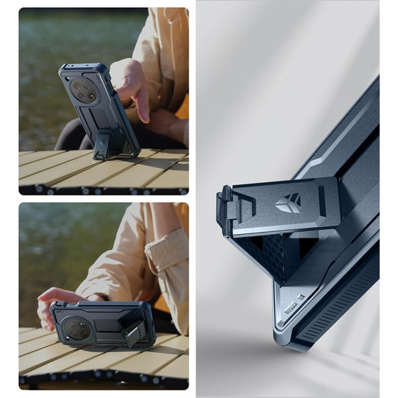Pancéřové pouzdro pro OnePlus 12, Dexnor Full Body (Two Frames), modré