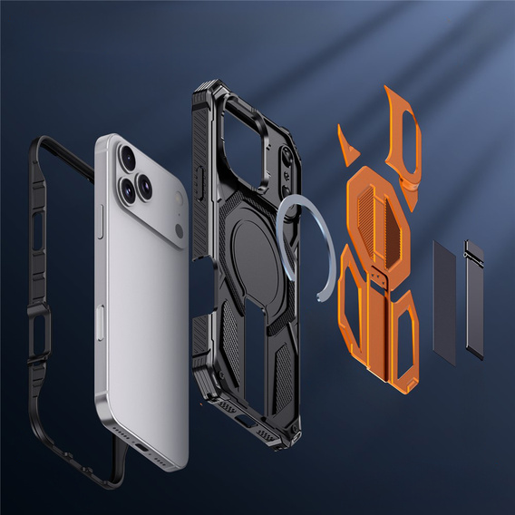 Ochranné pouzdro s podstavcem kompatibilní s MagSafe pro iPhone 17 Pro