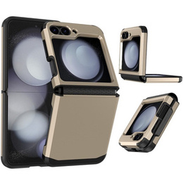 Pancéřované pouzdro pro Samsung Galaxy Z Flip7 FE / Z Flip6, Armor Shockproof, zlaté