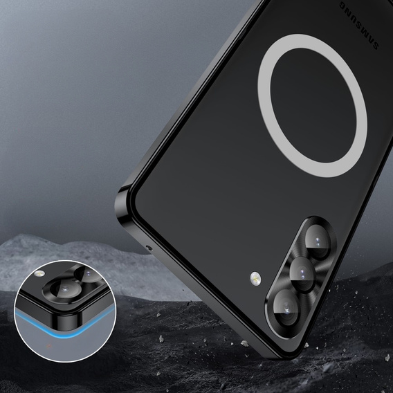 Ochranné pouzdro na fotoaparát pro Samsung Galaxy S23 Plus, CamShield MagSafe, transparentní / černé