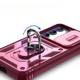 Pouzdro pro Samsung Galaxy S23 Plus, CamShield Slide, růžové/ červené