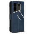Klopové pouzdro pro Tecno Pova 5 Pro 4G, Card Slot, modré