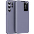 Flipové pouzdro pro Samsung Galaxy S23 Ultra, Smart View Wallet, fialové