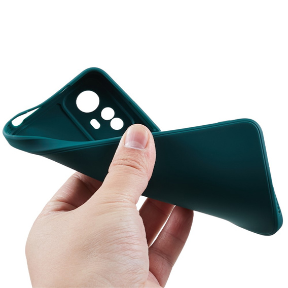 Pouzdro pro Xiaomi Redmi Note 12S, Silicone Lite, zelené
