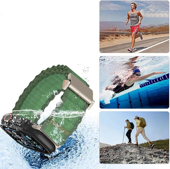 Nylonový řemínek pro Apple Watch 1/2/3/4/5/6/7/8/9/SE/Ultra/Ultra 2 42/44/45/49 mm