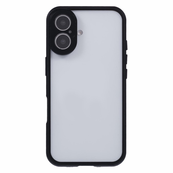 Pouzdro pro iPhone 16, Magnetic Dual Glass, černé