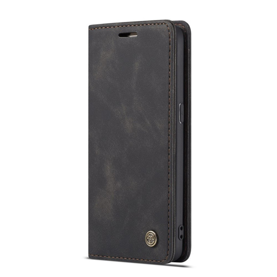 Pouzdro CASEME pro Samsung Galaxy S7, Leather Wallet Case, černé