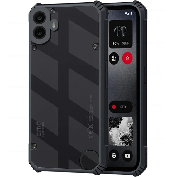 Pouzdro pro Nothing CMF Phone 1, AntiDrop Hybrid, černé