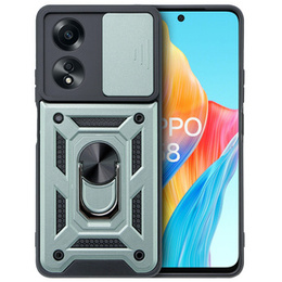 Pouzdro pro Oppo A58 4G, CamShield Slide, zelený
