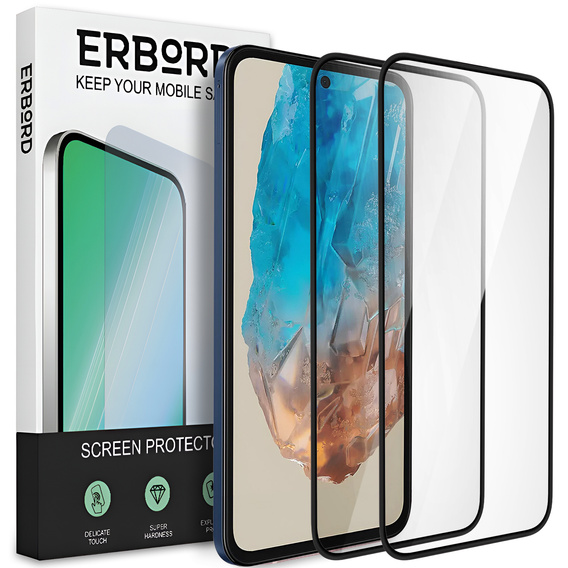 2x keramické hybridní sklo ERBORD pro Samsung Galaxy M35