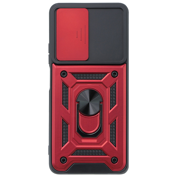 Pouzdro pro Realme 14X / Realme C75, CamShield Slide, červené