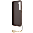 Pouzdro GUESS pro Samsung Galaxy A55, 4G Charms Collection Hardcase, hnědé