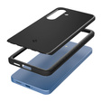 Pouzdro Spigen pro Samsung Galaxy S25, Thin Fit Mag, černé + 9H tvrzené sklo