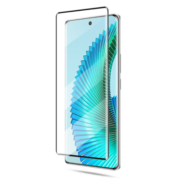 Tvrzené sklo Mocolo Full Glue pro Honor Magic 6 Lite 5G, černý rámeček