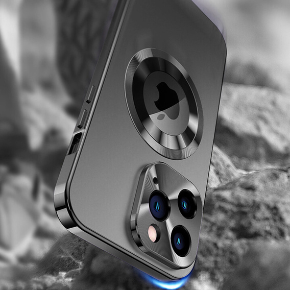 Pouzdro pro iPhone 13 Pro Max, Dual Glass, pro Magsafe, černé