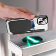 Klopové pouzdro pro iPhone 14, RFID Wallet MagSafe CamShield, černé