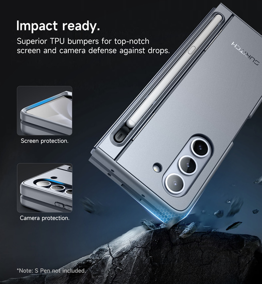 Pouzdro Suritch Full Body s podstavcem a držákem na stylus pro Samsung Galaxy Z Fold5